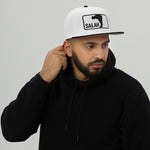 Salah Classic Black Logo Embroidered Snapback Cap