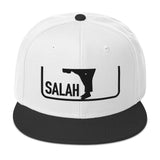 Salah Classic Black Logo Embroidered Snapback Cap