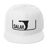 Salah Classic Black Logo Embroidered Snapback Cap