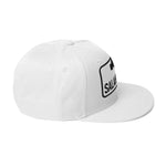 Salah Classic Black Logo Embroidered Snapback Cap