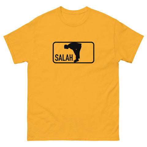 Salah Classic Black Logo Cotton T-Shirt (Multiple Colors) v1