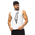 Free Palestine Map Keffiyeh Muscle Shirt